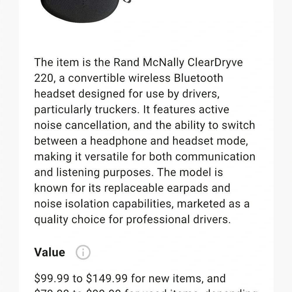 Rand Mc Nally black multipurpose Case Box Only new